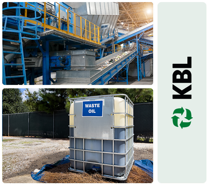 Waste oil recycling and waste diversion